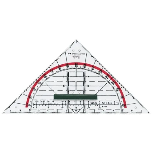 Faber-Castell: Righello a triangolo con goniometro immagine 2
