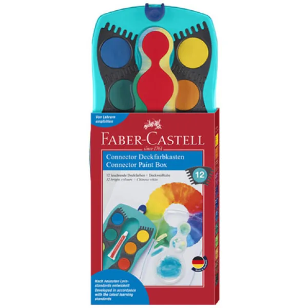 Faber-Castell: Set acquerelli 12 colori turchese immagine 1