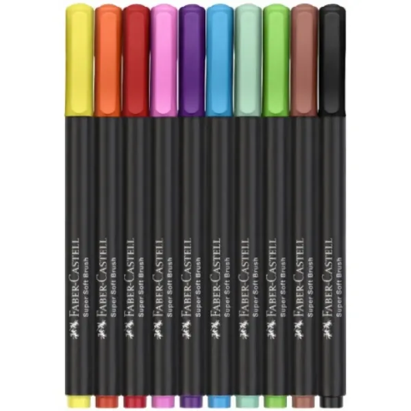 Faber-Castell: Set di 10 pennarelli colorati Black Edition immagine 2