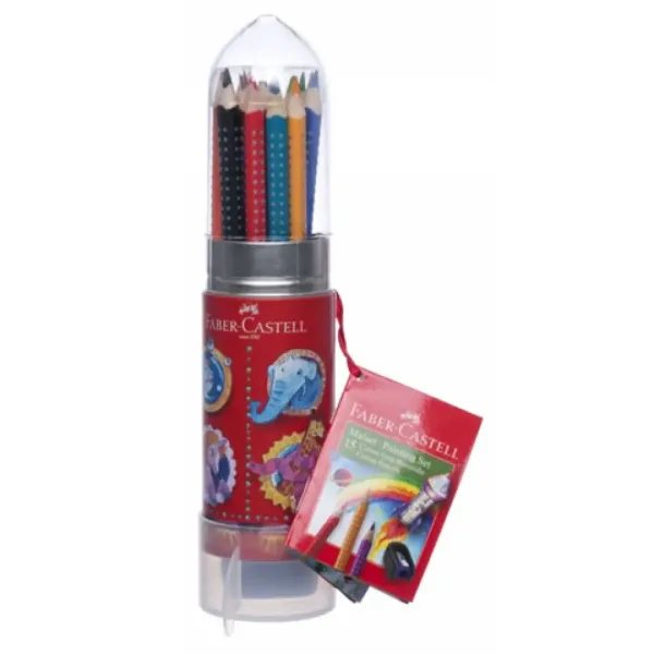 Faber-Castell: Set di 15 matite colorate Rocket con temperino immagine 1