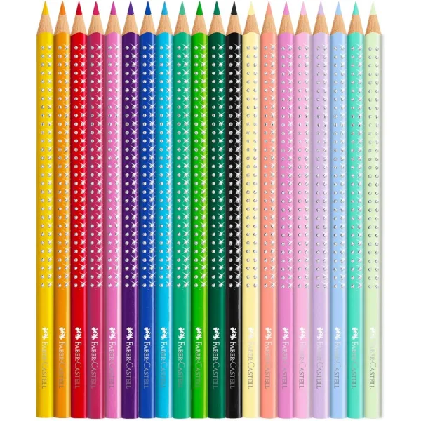 Faber-Castell: Set di 20 matite colorate Sparkle Butterfly in scatola di metallo immagine 2