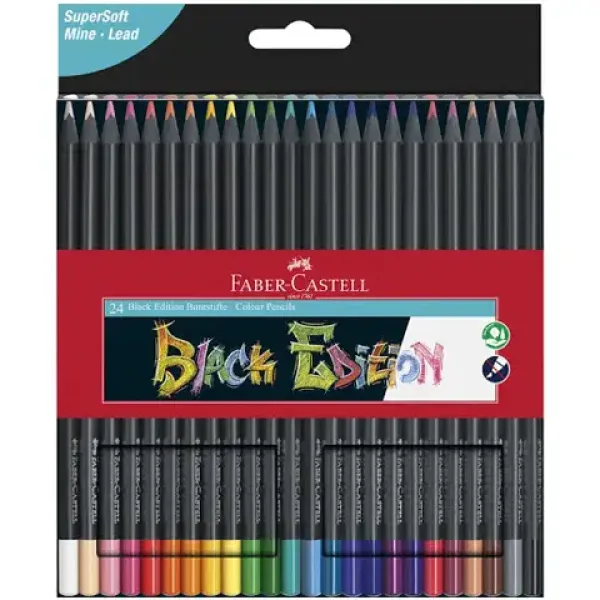 Faber-Castell: Set di matite colorate Black Edition 24 pezzi immagine 1