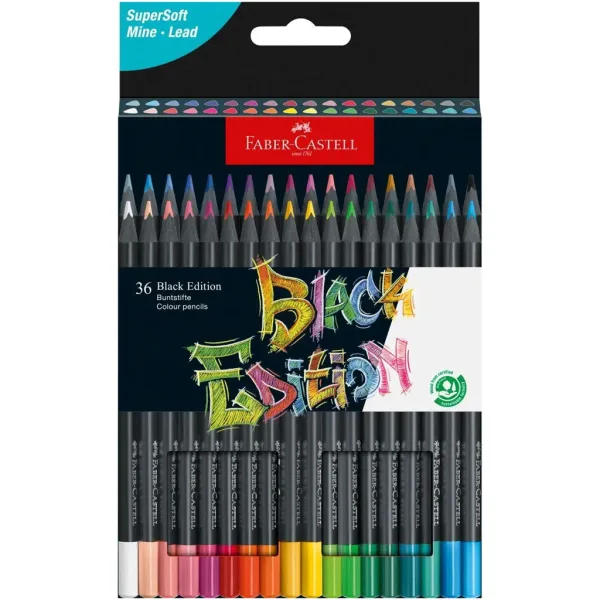 Faber-Castell: Set di matite colorate Black Edition, 36 pezzi immagine 1