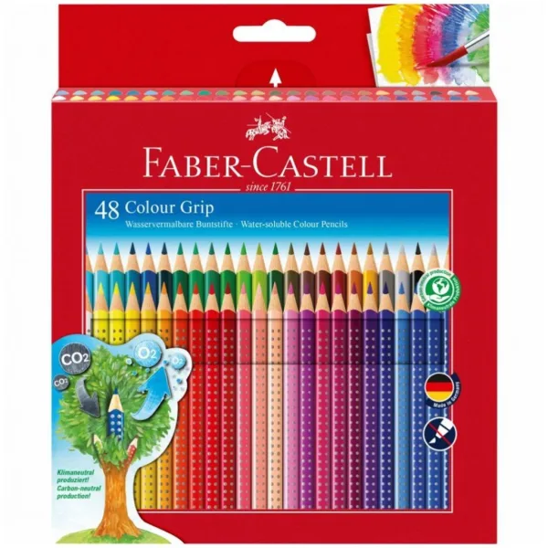Faber-Castell: Set di matite colorate Grip, 48 pezzi immagine 1