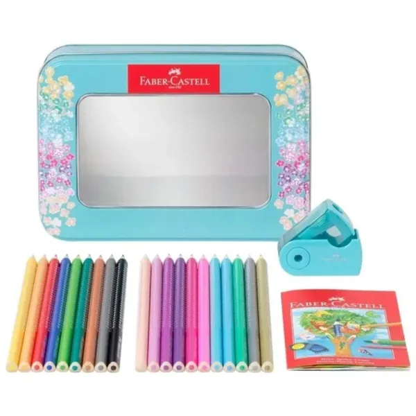 Faber-Castell: Set di matite colorate Sparkle – scatola decorativa in metallo da 20 pezzi immagine 2