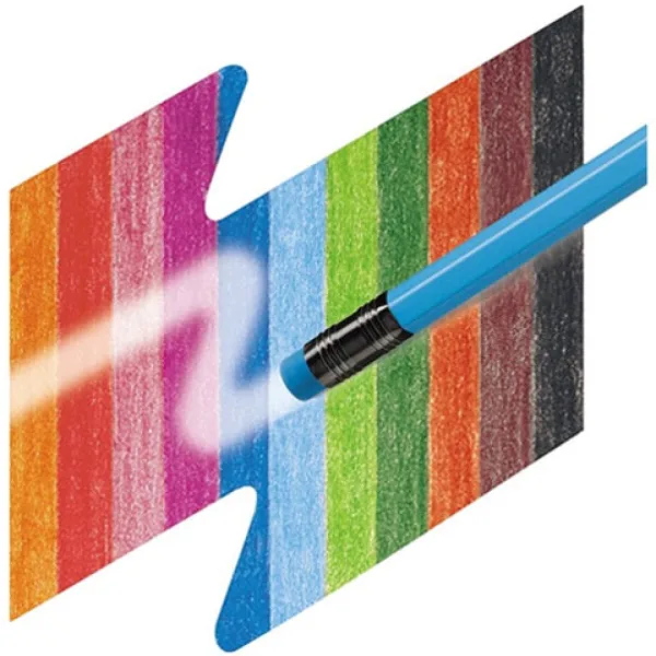 Faber-Castell: Set di matite colorate con gomma, 12 pezzi immagine 2