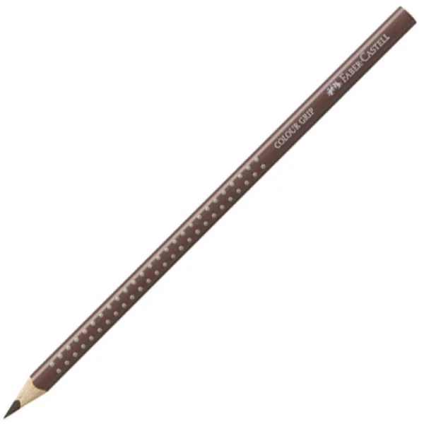 Faber-Castell: matita colorata Grip 01 marrone scuro immagine 1