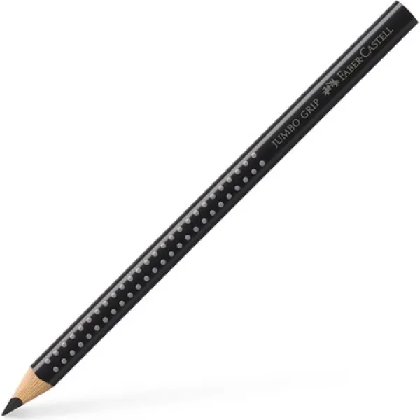 Faber-Castell: matita colorata Jumbo Grip 2001 nera immagine 1