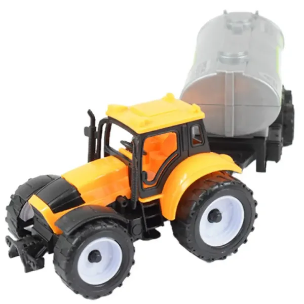 Farmer Truck: Set di 3 trattori agricoli con rimorchio 28cm immagine 3