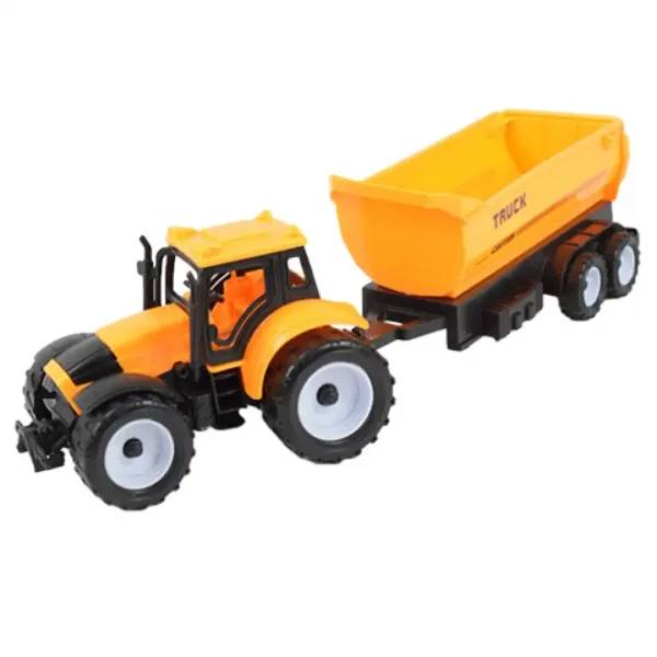 Farmer Truck: Set trattore agricolo a tre pezzi con rimorchio 28cm immagine 3