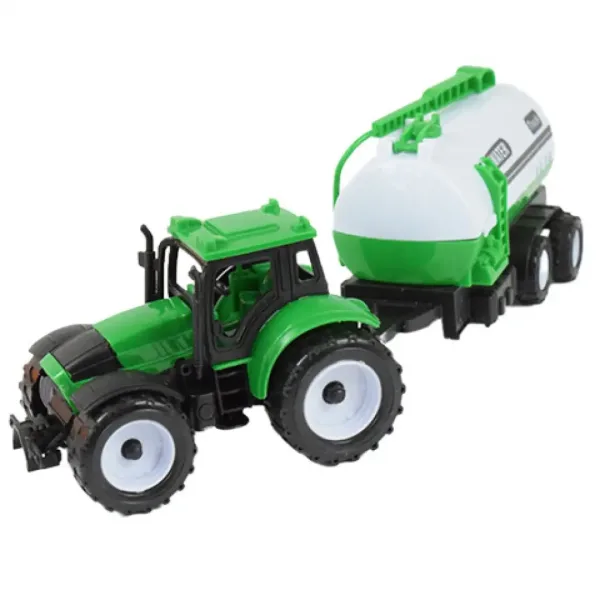 Farmer Truck: Set trattore agricolo a tre pezzi con rimorchio 28cm immagine 4