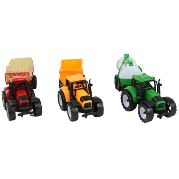 Farmer Truck: Set trattore agricolo a tre pezzi con rimorchio 28cm immagine 5