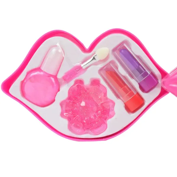 Fashion Make Up: Palette di trucco a tre livelli a forma di labbra immagine 6