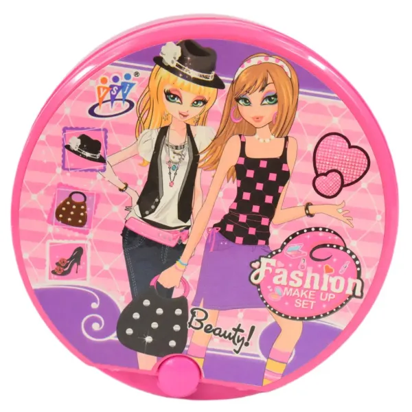 Fashion Make Up: Set di palette trucco a due livelli di forma rotonda immagine 2