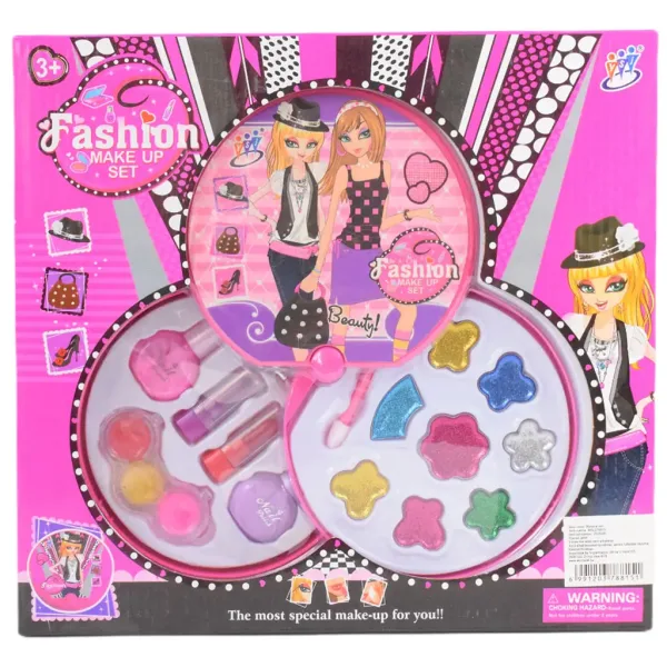 Fashion Make Up: Set di palette trucco a due livelli di forma rotonda immagine 6