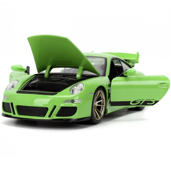 Fast & Furious: modello di auto in metallo Porsche 911 GT3 del 2007, scala 1/24 - Jada Toys immagine 3