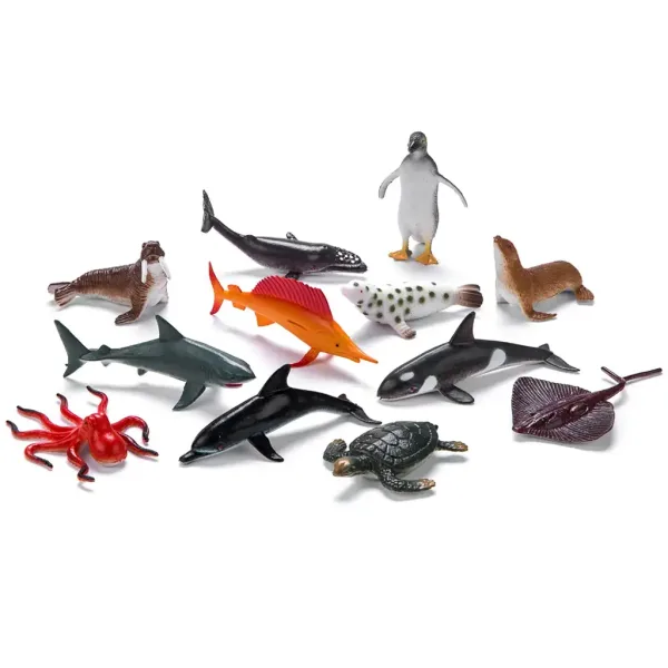 Faunica: Animali delloceano set di 12 figure - Woodyland immagine 2