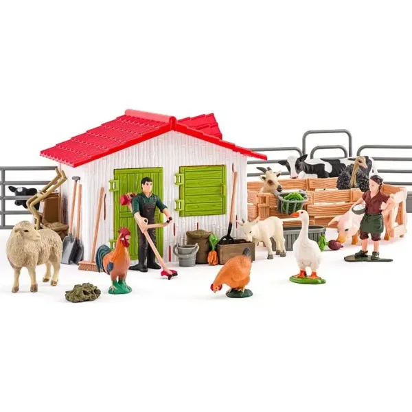 Faunica: Set da gioco fattoria degli animali con accessori - Woodyland immagine 2