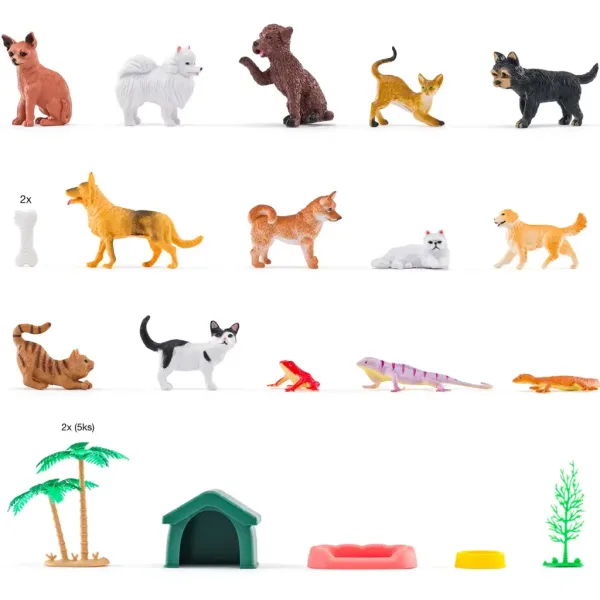 Faunica: Set di giochi per animali domestici in secchio - Woodyland immagine 2