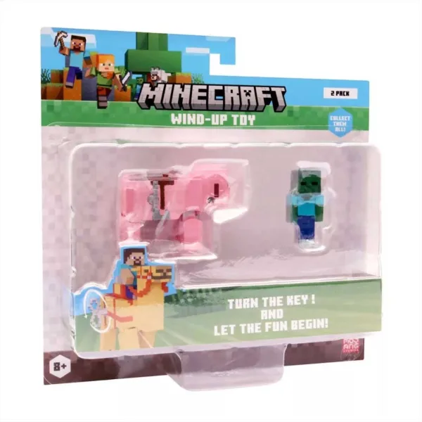 Figura 3D di Minecraft con animale a molla, seconda serie, in diverse varianti, 1 pezzo immagine 3