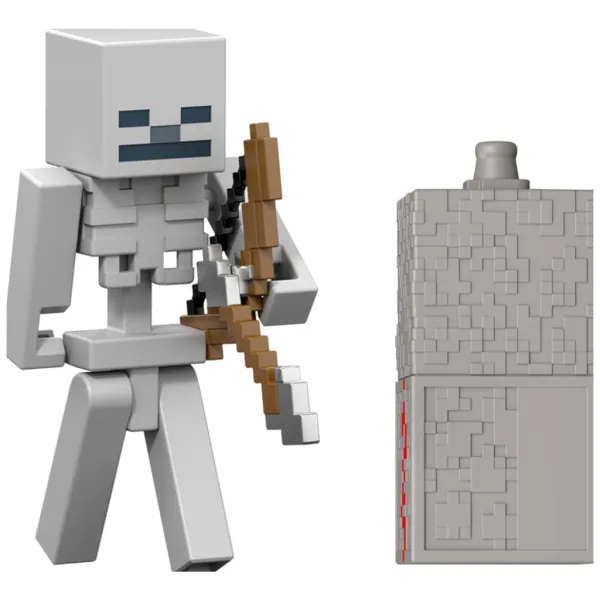 Figura dello scheletro di Minecraft - Mattel immagine 2