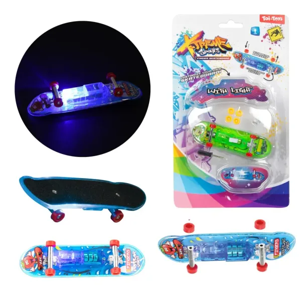 Fingerboard skateboard luminoso in diverse varianti, 1 pezzo immagine 2