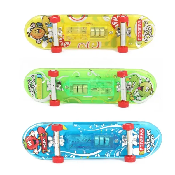 Fingerboard skateboard luminoso in diverse varianti, 1 pezzo immagine 3