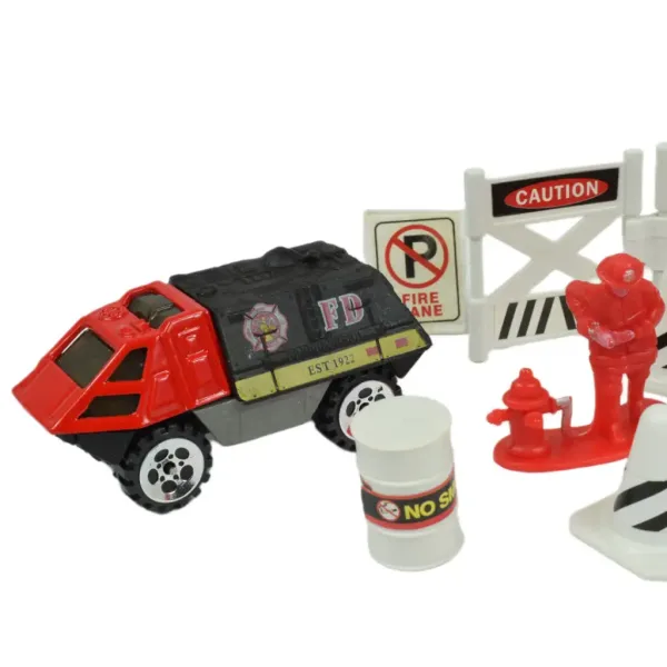 Fire Crew: Set di gioco dei pompieri con veicoli e accessori in diverse varianti 1 pezzo immagine 10