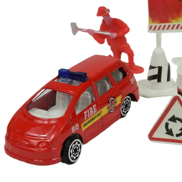 Fire Crew: Set di gioco dei pompieri con veicoli e accessori in diverse varianti 1 pezzo immagine 6