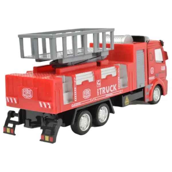Fire Rescue: Camion dei pompieri con piattaforma aerea a frizione 19 cm immagine 3
