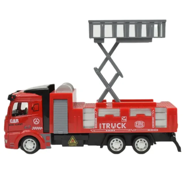 Fire Rescue: Camion dei pompieri con piattaforma aerea a frizione 19 cm immagine 4
