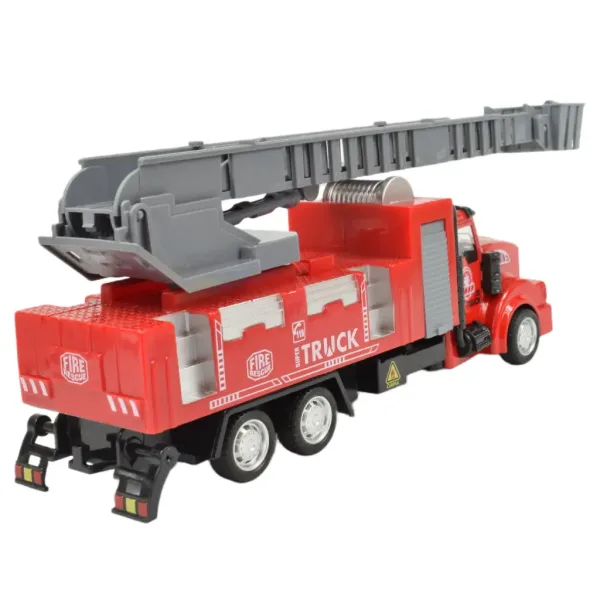 Fire Rescue: Camion dei pompieri con scala a frizione 22cm immagine 3