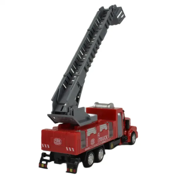 Fire Rescue: Camion dei pompieri con scala a frizione 22cm immagine 4