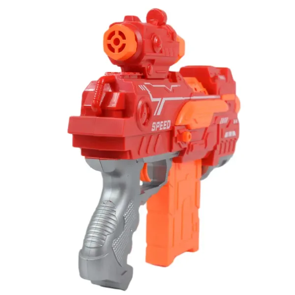 Fire Storm: Pistola spara spugne elettrica con proiettili e luce 33cm immagine 3