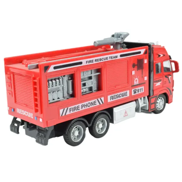 Fire Truck: Camion dei pompieri a frizione in vari modelli 19 cm immagine 7