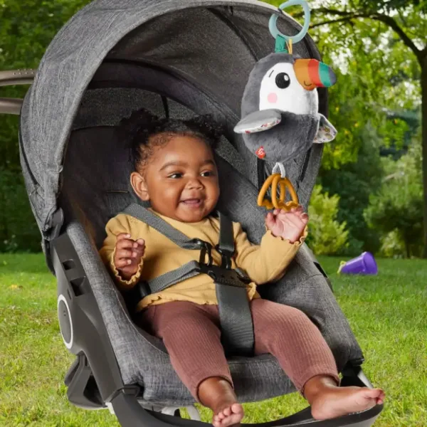 Fisher Price: Adorabile tucano volante peluche per bambini - Mattel immagine 2