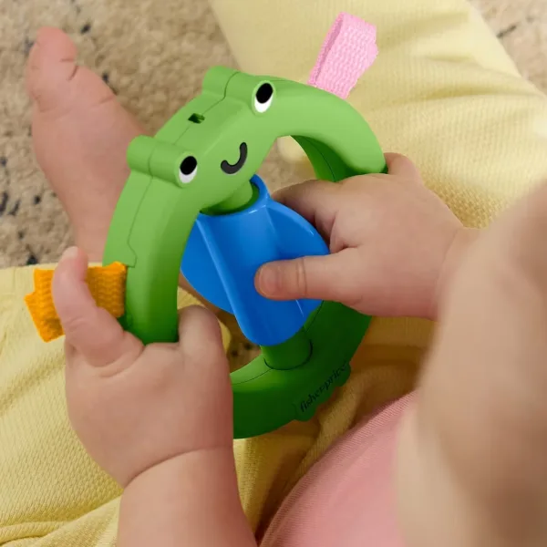 Fisher-Price: Giocattolo per la dentizione con rana allegra e animaletti - Mattel immagine 2