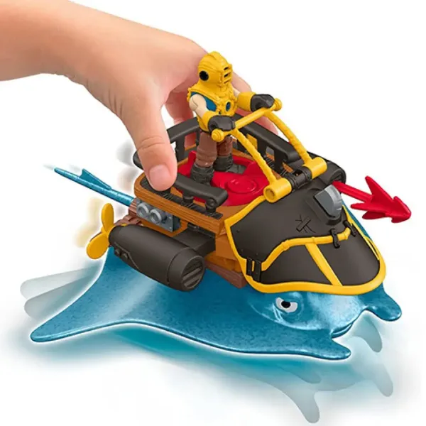 Fisher-Price: Imaginext Capitano Nemo e razza set da gioco pirata - Mattel immagine 3