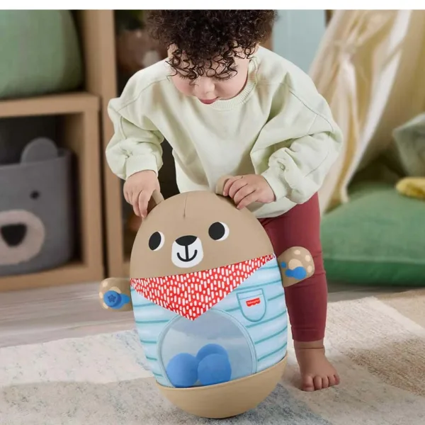 Fisher-Price: Orsetto che si rialza per bebè - Mattel immagine 2