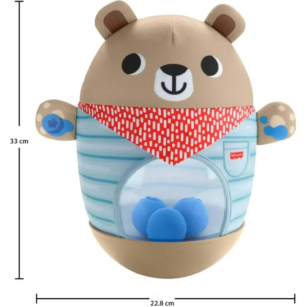 Fisher-Price: Orsetto che si rialza per bebè - Mattel immagine 4