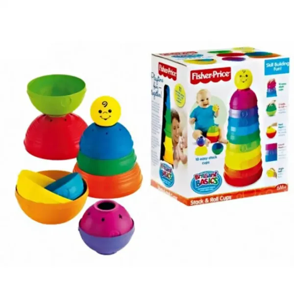 Fisher-Price: Piramide di tazze colorate immagine 1