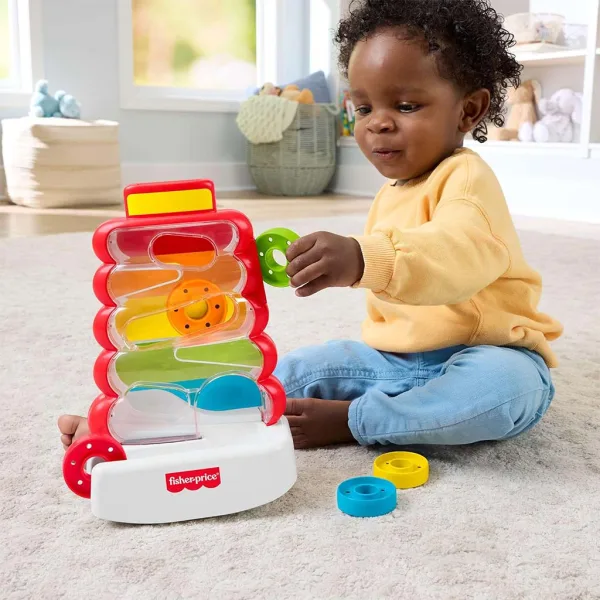 Fisher-Price: Set di gioco Torre degli Anelli Salta - Mattel immagine 2