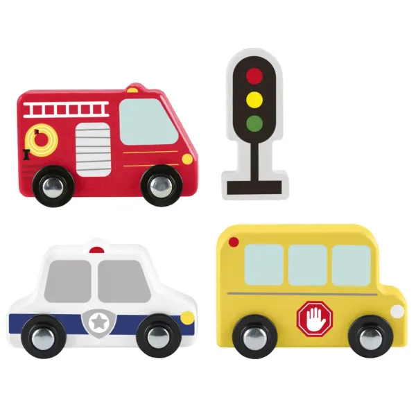 Fisher-Price: Set di macchinine in legno - Mattel immagine 2
