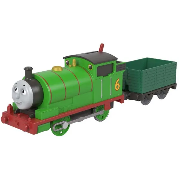 Fisher-Price: Thomas e i suoi amici, locomotiva motorizzata Percy - Mattel immagine 2