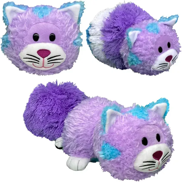 FlipaZoo: Peluche reversibile da gatto a husky di 28 cm immagine 3