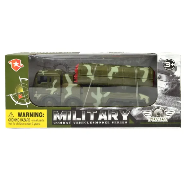 Forza Militare: Camion militare con lanciarazzi mimetico 16cm immagine 4