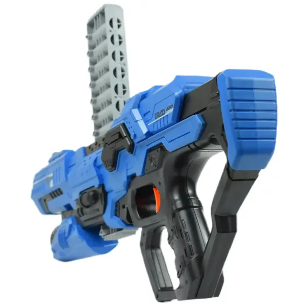 Frantic Launcher: Lanciatore manuale di proiettili in spugna con bersaglio e munizioni 49cm immagine 3