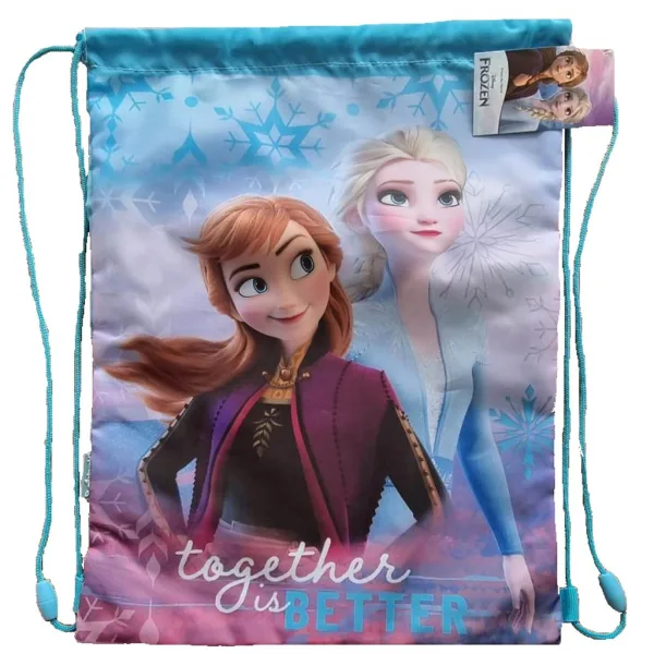Frozen - Insieme è meglio sacca sportiva, borsa sportiva 43x34cm immagine 1