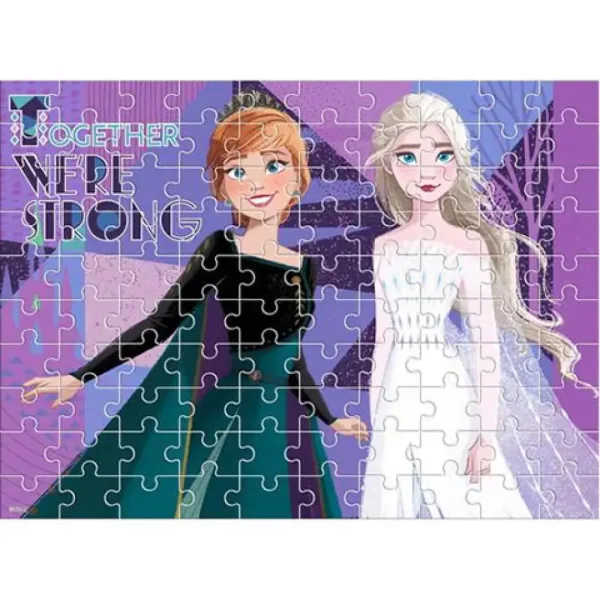 Frozen 2 colorabile 2 in 1 puzzle 100 pezzi immagine 2