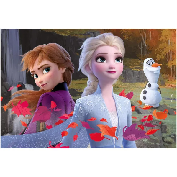 Frozen 2 puzzle e album da colorare 2 in 1, 24 pezzi, 50x35 cm - Lisciani immagine 2